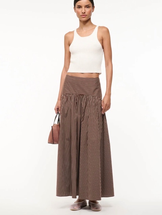 STAUD Dresses & Skirts - STAUD Basque Waist Skirt